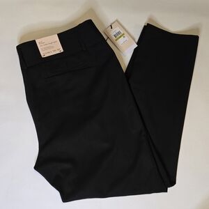 NWT Ivanka Trump Slim Ankle Length Ladies Black Pants Sz 14 with 28‎ inch inseam
